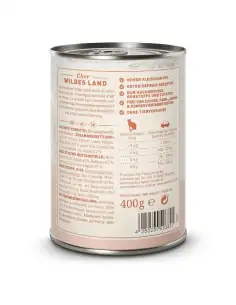 Huhn & Lachs 400g mit Cranberries & Distelöl 2