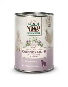 Kaninchen & Huhn 400g mit Cranberries & Distelöl
