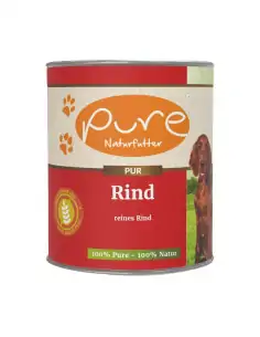 Hundemenü PUR-Fleischdose Rind 800 gr.