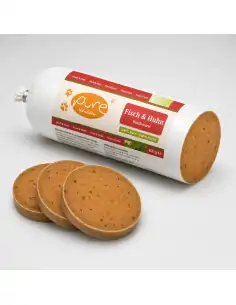 PURE Hundewurst Fisch & Huhn 400 g als Alleinfuttermittel für ausgewachsene Hunde 2